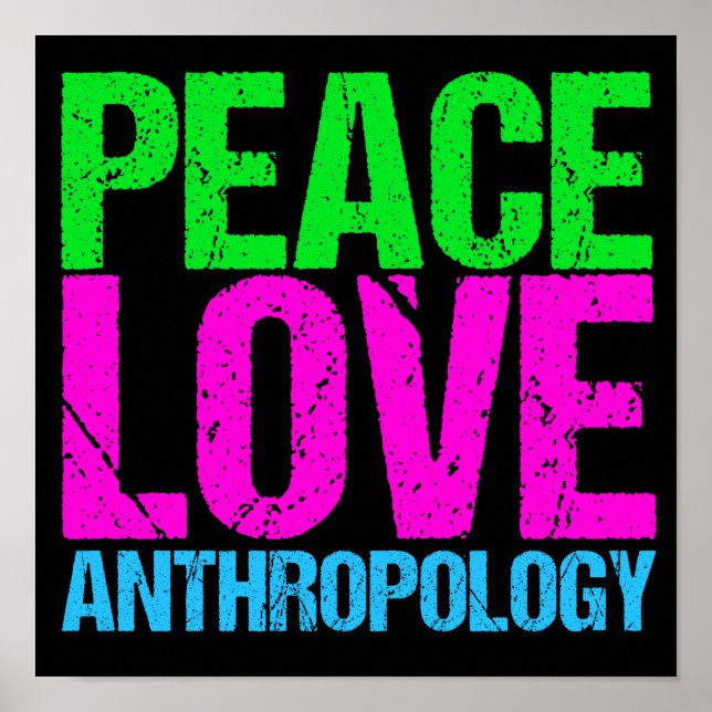 Affiche Anthropologie de l'amour de la paix (Devant)