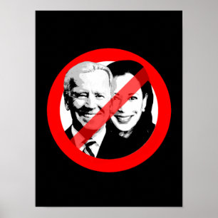 AFFICHE ANTI BIDEN HARRIS