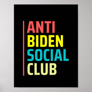 Affiche Anti Biden Social Club