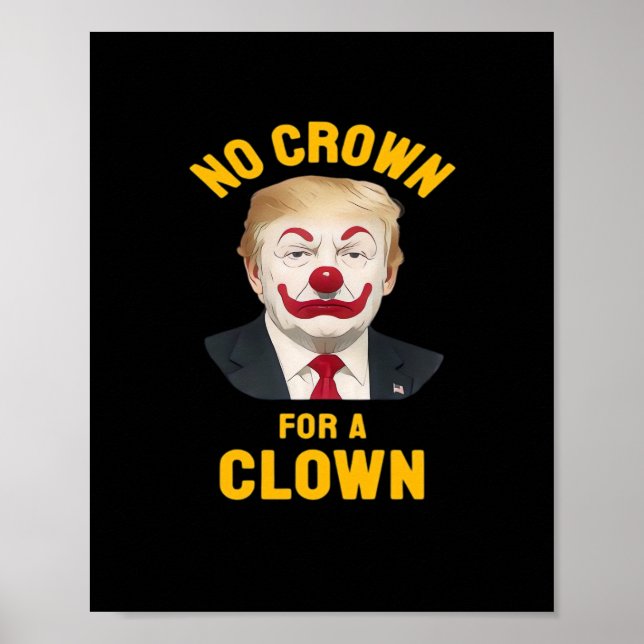 Affiche Anti-Couronne pour un Clown (Devant)