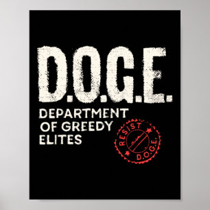 Affiche Anti Doge D.o.g.e. Définition du sens réel