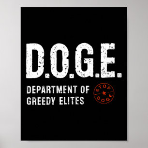Affiche Anti Doge D.o.g.e. Sens réels Drôle Définition
