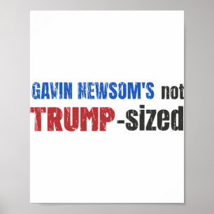 Affiche Anti Gavin Newsom, le gouverneur de Californie New