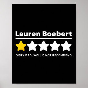 Affiche Anti-gop Lauren Boebert Colorado humour politique