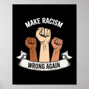 Affiche Anti-Haine Rendre Le Racisme Mauvais Résiste À La 