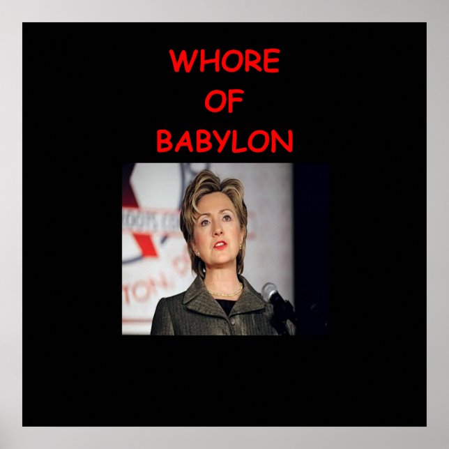 Affiche anti-hillary 2016 (Devant)