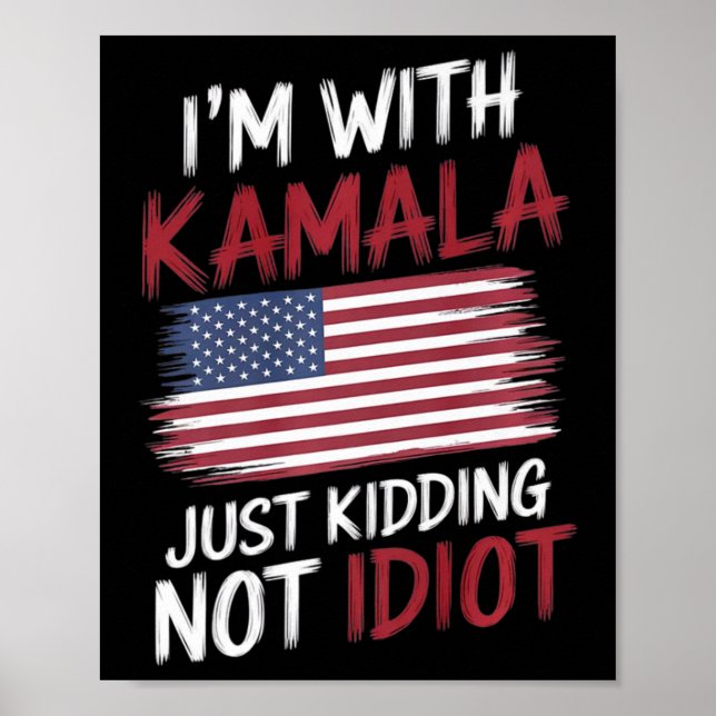 Affiche Anti Kamala Harris Election Shirt Républicain Poli (Devant)