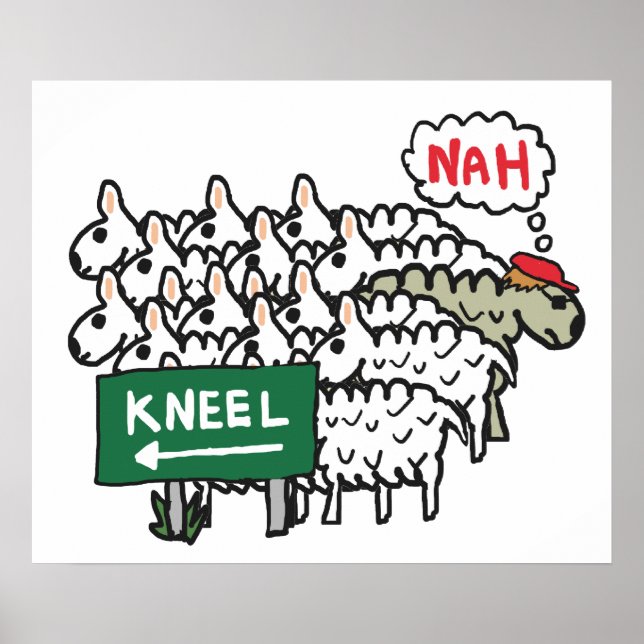 Affiche Anti-Kneeling (Devant)