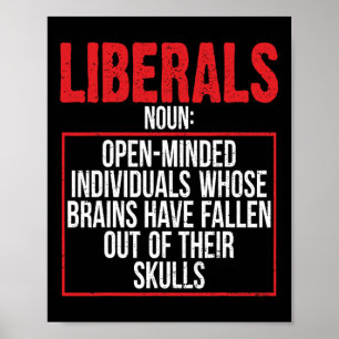 Affiche Anti libéral pro républicain élevé vote à droite T