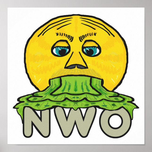 Affiche Anti-nouvel ordre mondial (Devant)