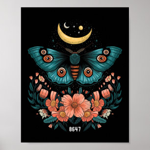 Affiche Anti Trump 8647 86 47 Impêche florale Trump Impeac