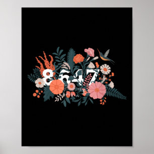 Affiche Anti Trump 8647 Floral Resist 86 47 Empêchez Trump
