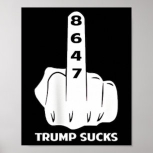 Affiche Anti Trump 86 47 Rétro Impeach 47 Anti-trump Vance
