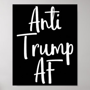 Affiche Anti Trump Af Shirt Résiste 45 Manifestation d'Imp