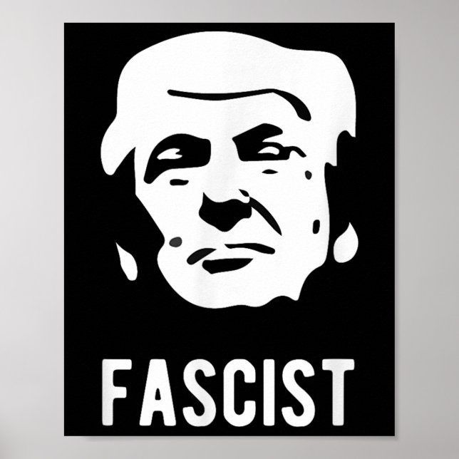 Affiche Anti-Trump fasciste (Devant)