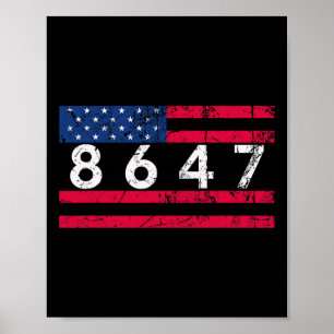 Affiche Anti Trump Impeach 47 8647 86 47 47th President Us