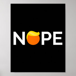 Affiche Anti-Trump - Non, Un Don Pour Les Gens Contre Trum