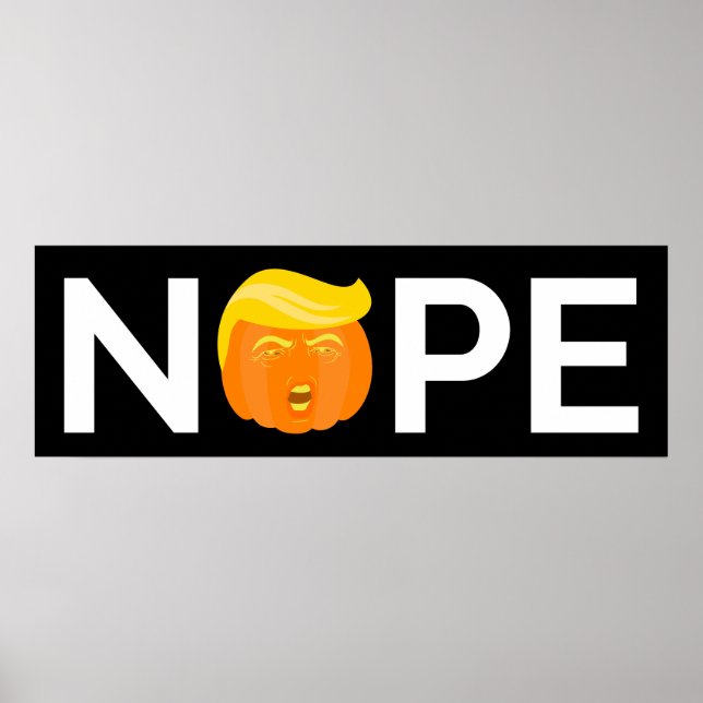 Affiche Anti-Trump - Nope Halloween Edition I (Devant)