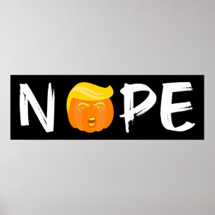 Affiche Anti-Trump - Nope Halloween Edition II
