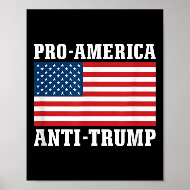 Affiche Anti-Trump pro-américain (Devant)