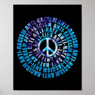 Affiche Anti-Trump Racisme Le fascisme C'Est La Haine Rési