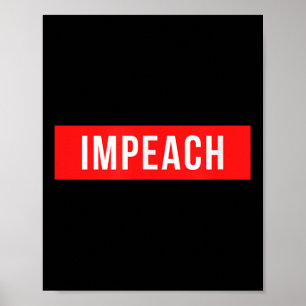 Affiche Anti Trump Shirt Impeach 45ème Président