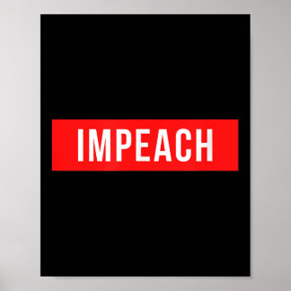 Affiche Anti Trump Shirt Impeach 45ème Président