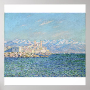 Affiche Antibes, copies de toile d'effet d'après-midi