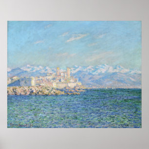 Affiche Antibes, effet d'après-midi - Claude Monet