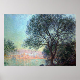 Affiche Antibes in the Morning by Claude Monet