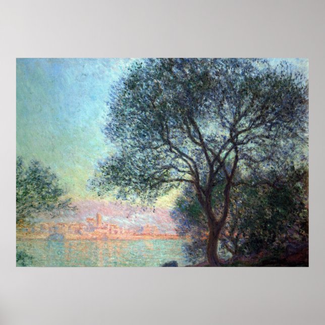 Affiche Antibes in the Morning by Claude Monet (Devant)