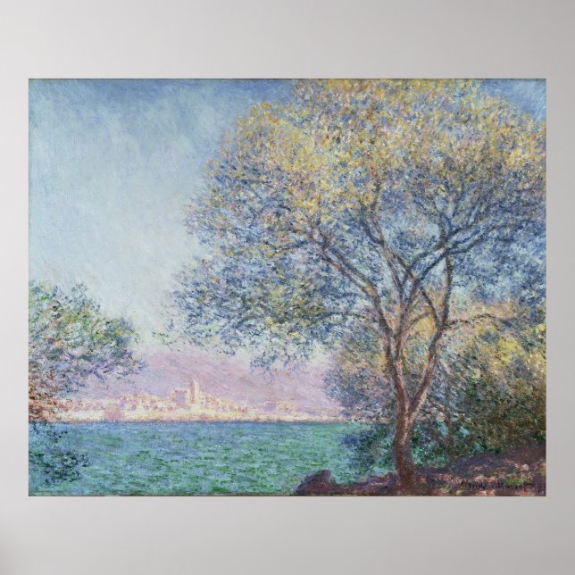 Affiche Antibes in the Morning, Claude Monet, 1888 (Devant)