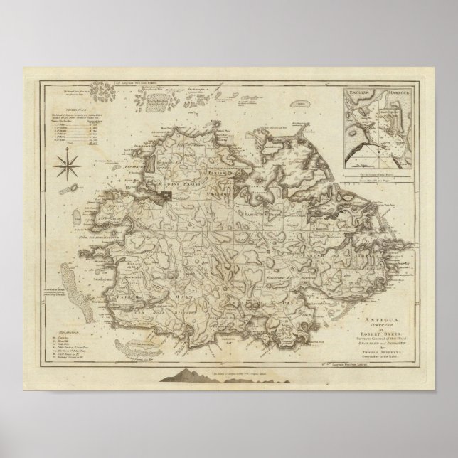 Affiche Antigua (Devant)