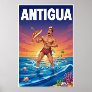 Affiche Antigua
