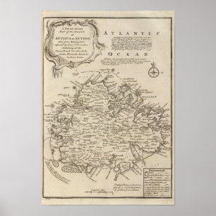 Affiche Antigua ou Antego