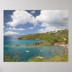 Affiche ANTILLES FRANÇAISES (FWI), Guadeloupe, Basse,