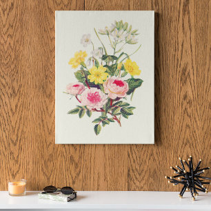 Affiche Antique Aquarelle Botanique Imprimer