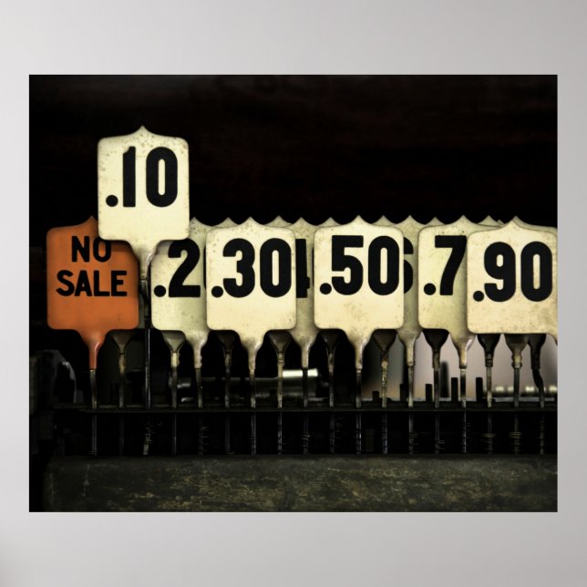 Affiche Antique caisse (Devant)