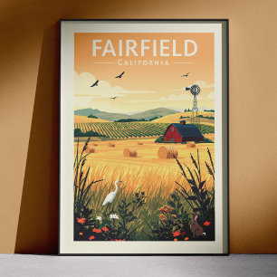 Affiche Antique Fairfield Californie