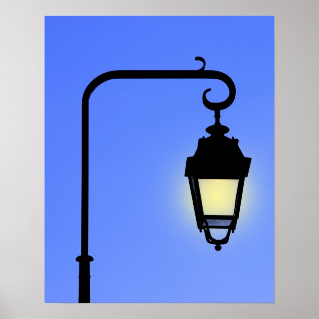 Affiche Antique street lamp (Devant)