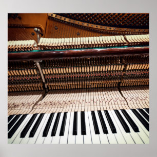 Affiche Antique Vieux Concert Piano Photo