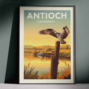 Affiche Antiquité Antioch Californie