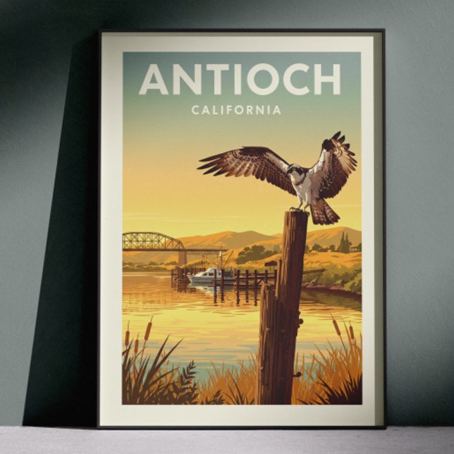 Affiche Antiquité Antioch Californie (Créateur téléchargé)