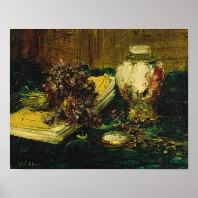 Affiche Antoine Vollon - Violets (Devant)