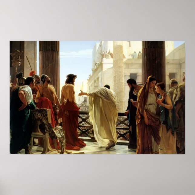 Affiche Antonio Ciseri - Ecce homo (Devant)
