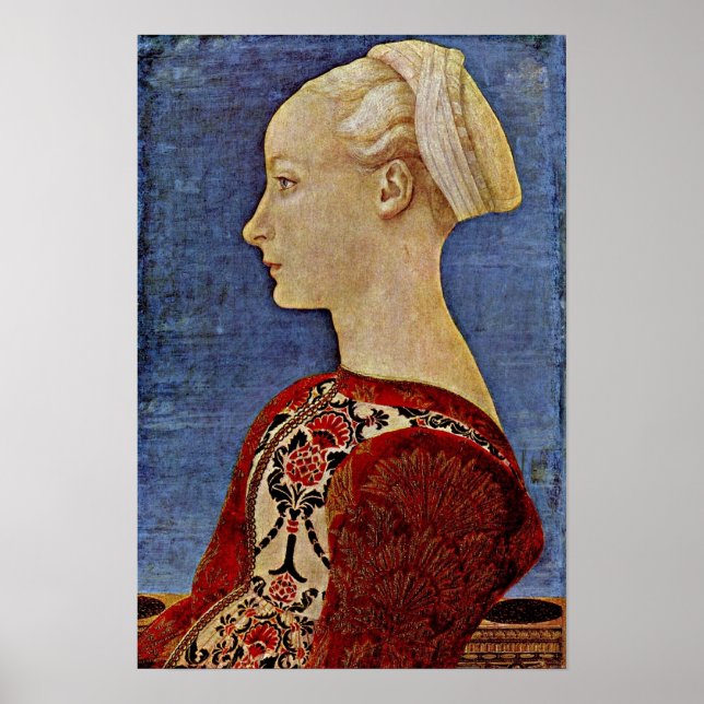 Affiche Antonio del Pollaiolo - Profile Portrait (Devant)
