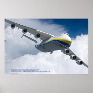 Affiche Antonov An-225 Mriya : le plus gros avion du monde