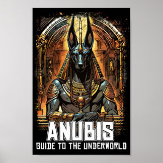 Affiche Anubis Ancien Dieu égyptien de la mort