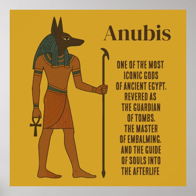 Affiche Anubis - Ancient Egyptian History (Devant)
