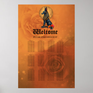 Affiche Anubis au clair de lune